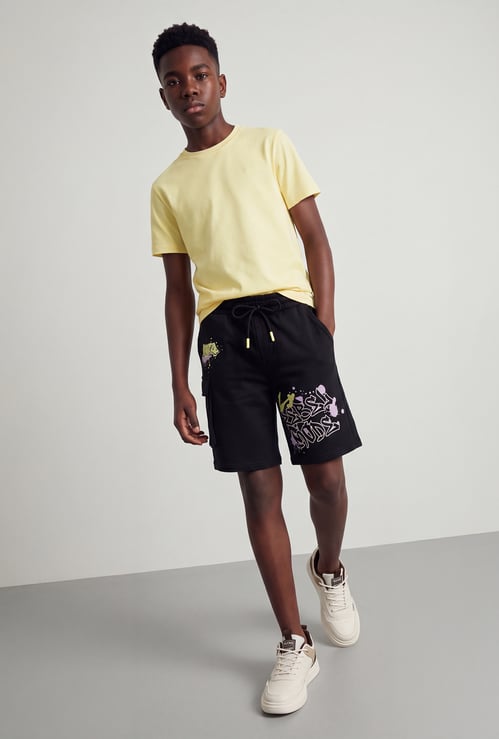 FAME FOREVER Boys Graphic Print Regular Shorts