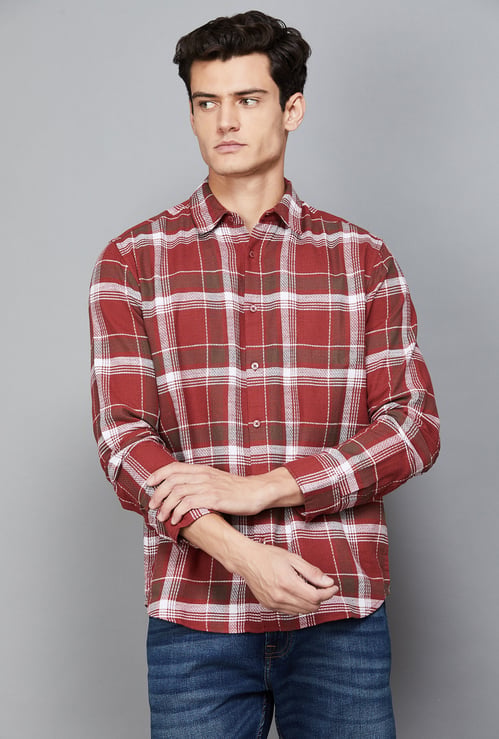 JACK & JONES Checked Regular Fit Shirt