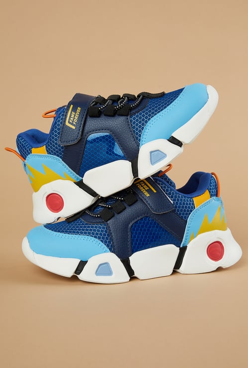 FAME FOREVER Boys Mesh Detailed Sneakers
