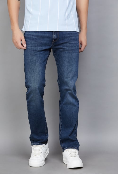 LEVI'S 513 Washed Slim Straight Jeans