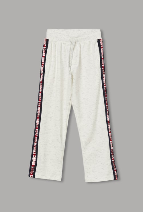 RUFF KIDS Boys Track Pants with Side Taping