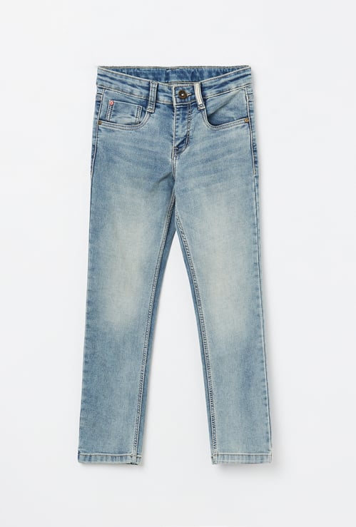 RUFF KIDS Boys Washed Straight Fit Jeans