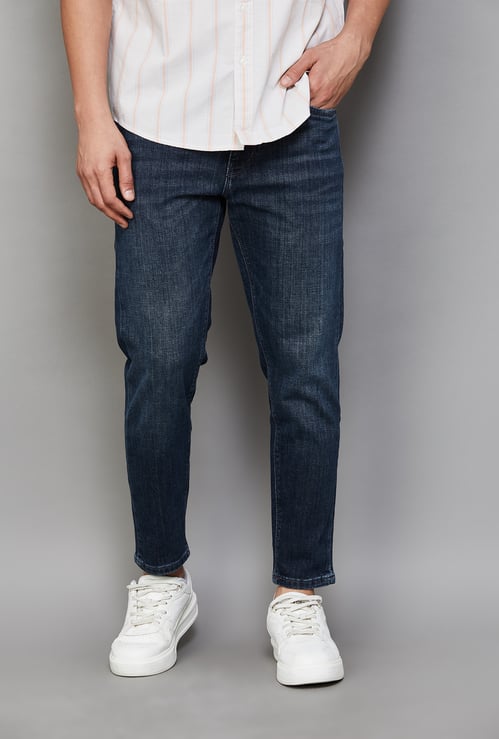 FLYING MACHINE Washed Regular Tapered Jeans