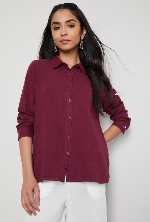 MELANGE Embroidered Shirt