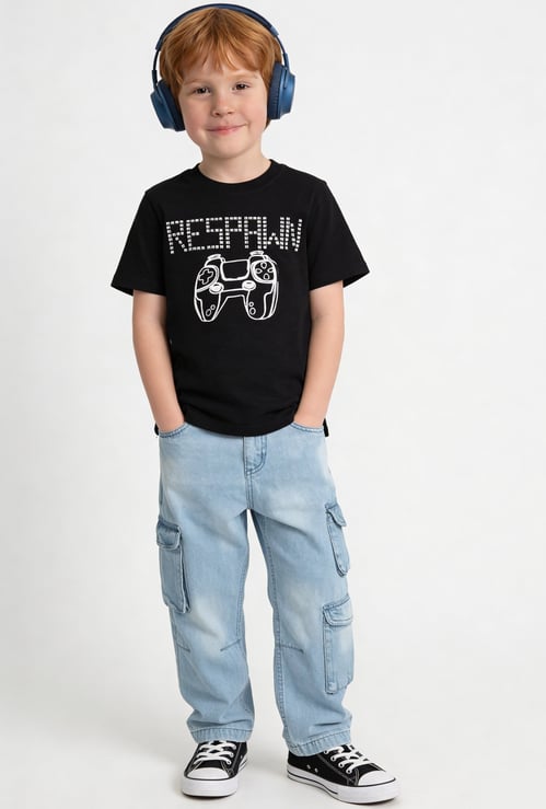 FAME FOREVER Boys Embellished T-shirt