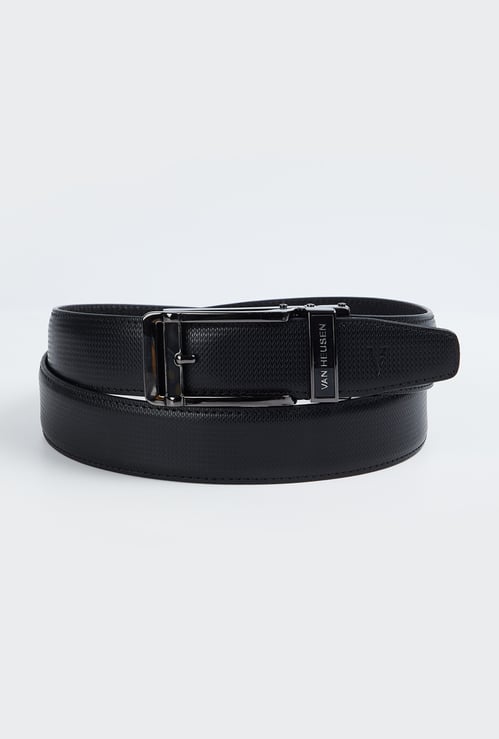 VAN HEUSEN Textured Leather Belt