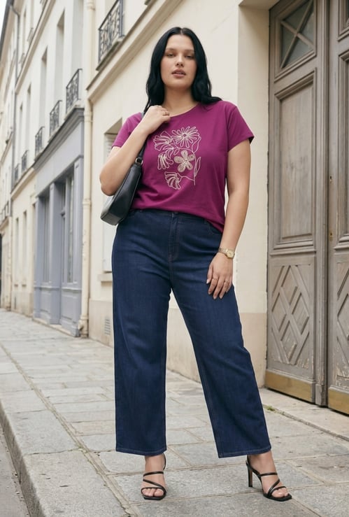 NEXUS Floral Print T-Shirt