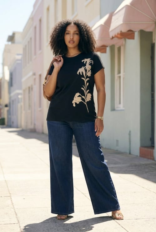 NEXUS Floral Print T-shirt