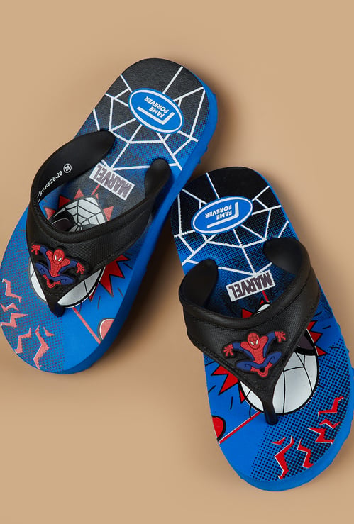 FAME FOREVER Boys Spiderman Flip-Flops