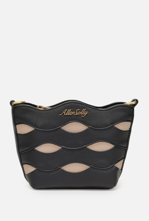 ALLEN SOLLY Embossed Sling Bag