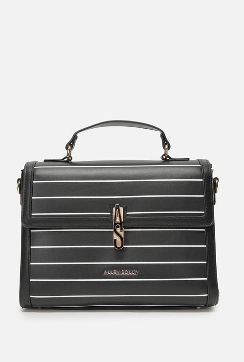 ALLEN SOLLY Striped Sling Bag