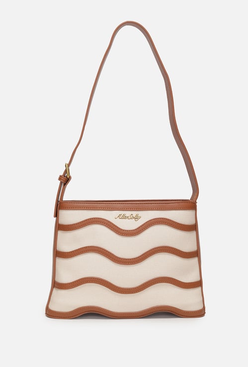 ALLEN SOLLY Wavy Shoulder Bag