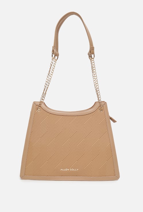 ALLEN SOLLY Textured Shoulder Bag