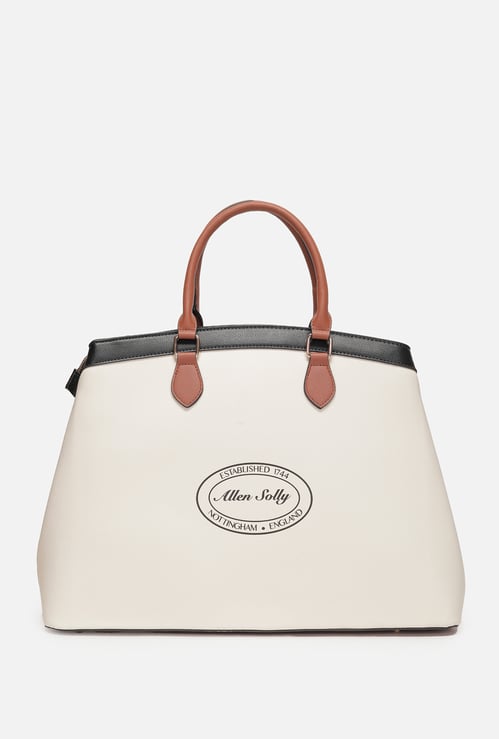 ALLEN SOLLY Solid Laptop Bag