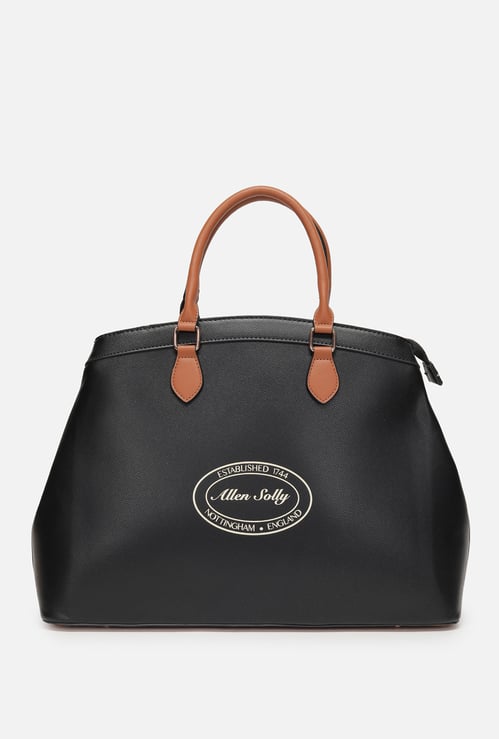 ALLEN SOLLY Solid Laptop Bag