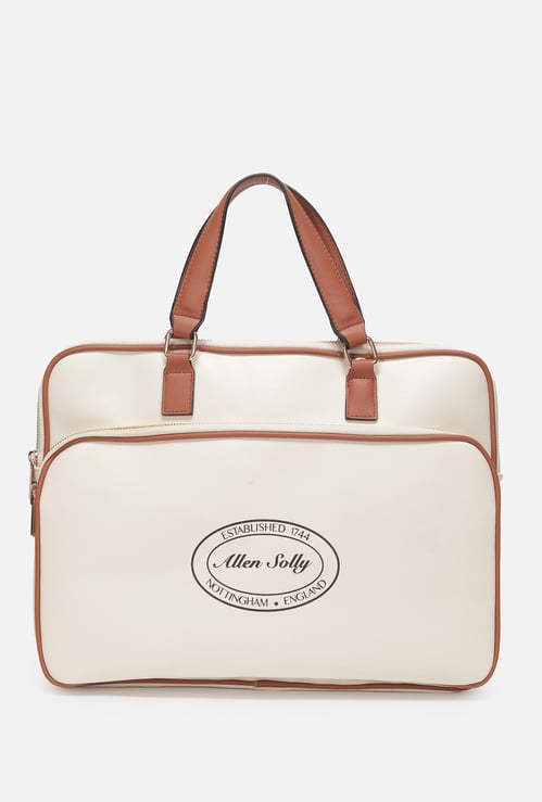 Allen Solly Solid Laptop Bag