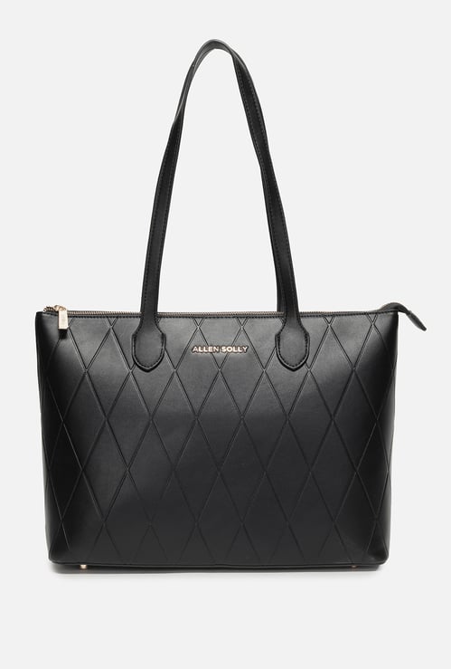 ALLEN SOLLY Solid Laptop Bag