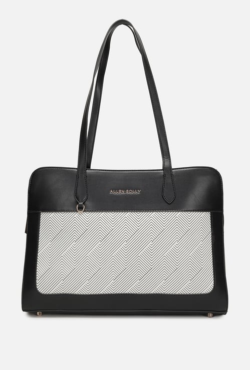 ALLEN SOLLY Patterned Laptop Bag