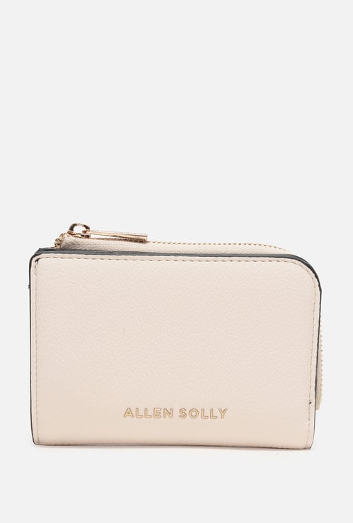 ALLEN SOLLY Solid Wristlet Wallet