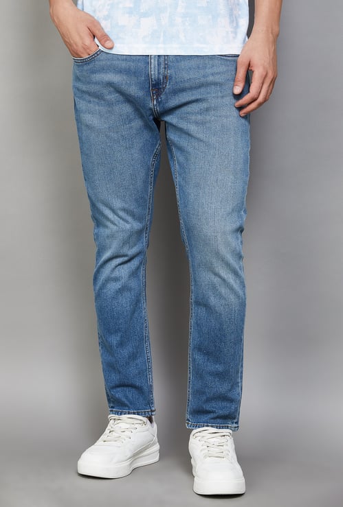 US POLO ASSN Washed Slim Tapered Jeans