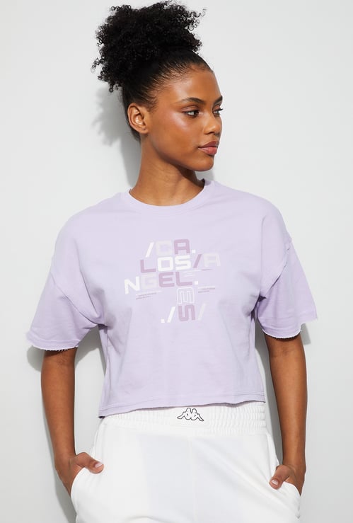 KAPPA Graphic Print Crop T-shirt