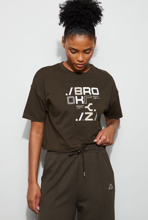 KAPPA Graphic Print Crop T-shirt