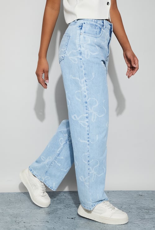 GINGER Printed Woven Jeans