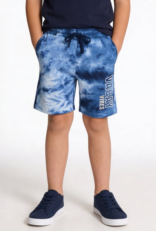 FAME FOREVER Boys Tie & Dye Regular Shorts