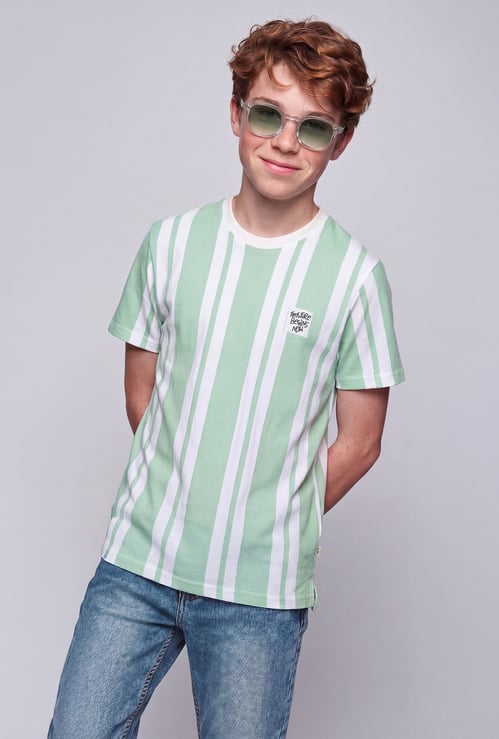 FAME FOREVER Boys Striped T-shirt