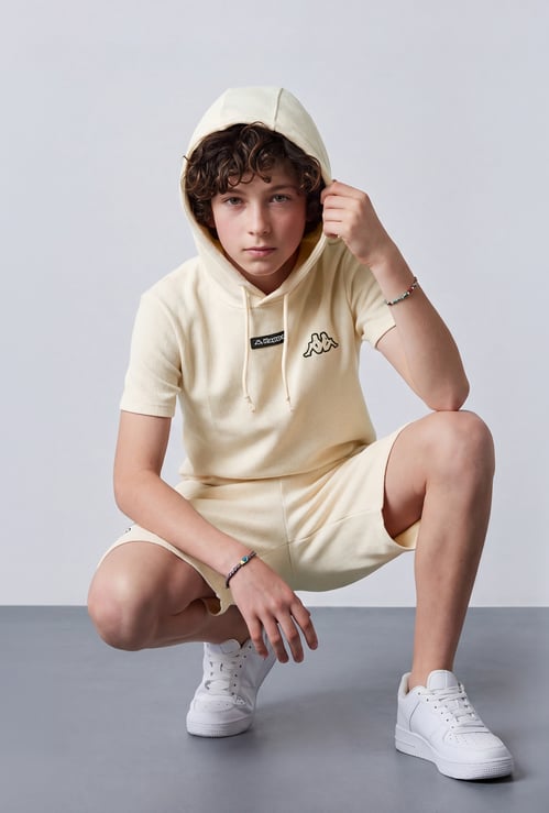 KAPPA Boys Solid Hooded T-shirt
