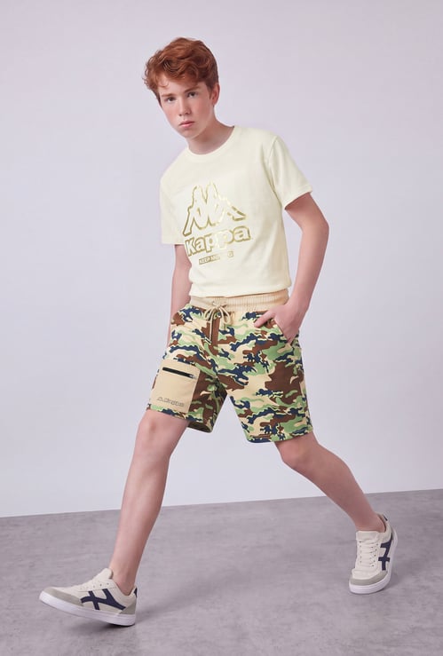 KAPPA Boys Camouflage Regular Shorts