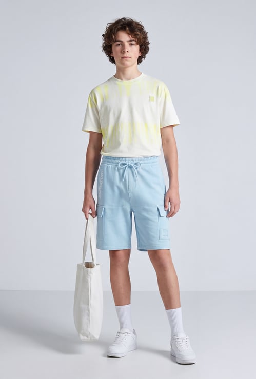 KAPPA Boys Solid Cargo Shorts