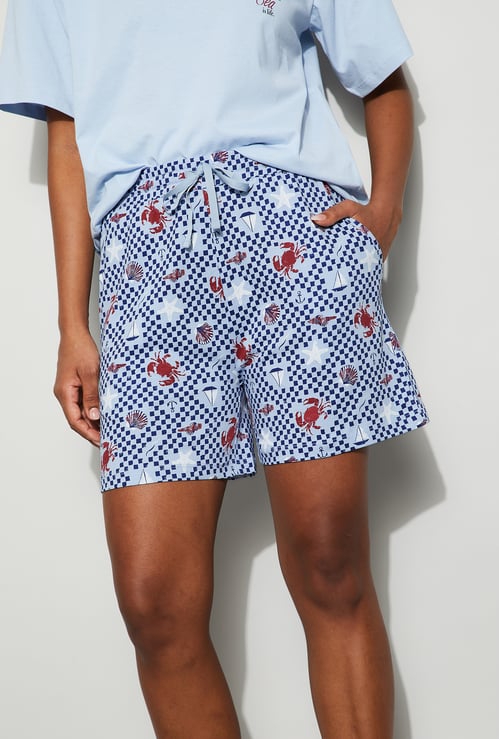 GINGER Printed Lounge Shorts