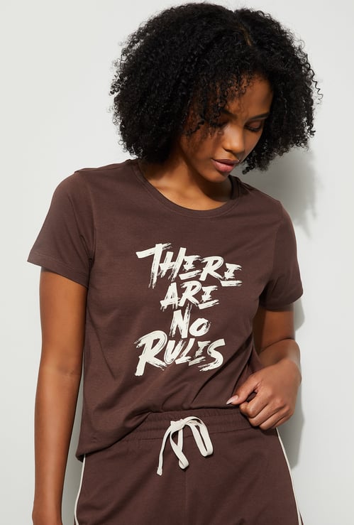 GINGER Graphic Print Lounge T-shirt