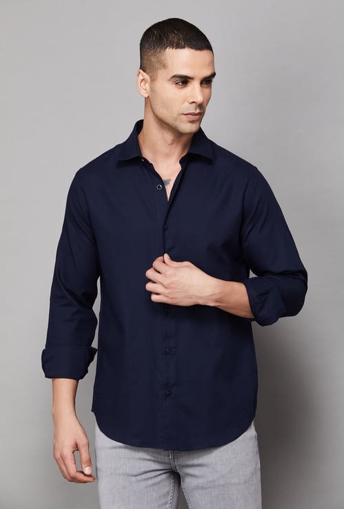 UNITED COLORS OF BENETTON Textured Regular Fit Shirt