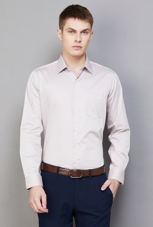VAN HEUSEN Solid Slim Fit Formal Shirt
