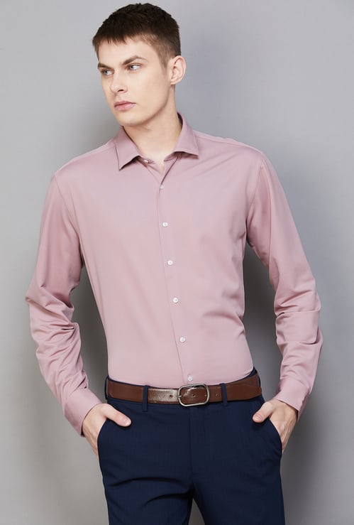 VAN HEUSEN Solid Slim Fit Formal Shirt