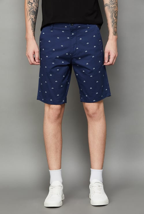 T-BASE Printed Shorts