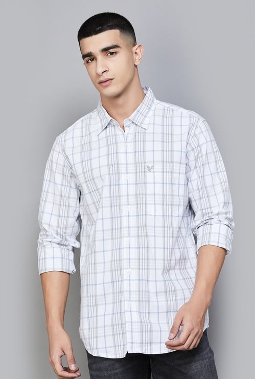 AMERICAN EAGLE Checked Regular Fit Shirt