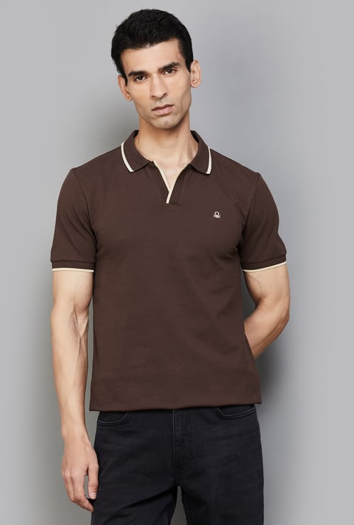 UNITED COLORS OF BENETTON Solid Polo T-shirt
