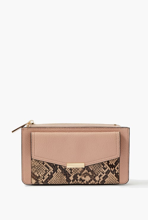 ACCESSORIZE LONDON Embossed Wristlet Wallet