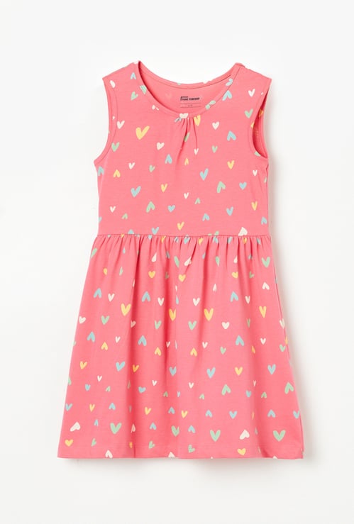 FAME FOREVER Girls Printed A-Line Dress