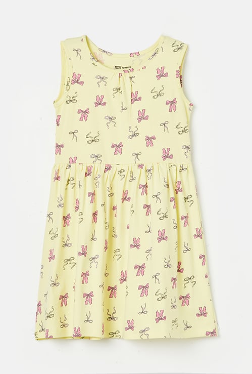 FAME FOREVER Girls Printed A-Line Dress