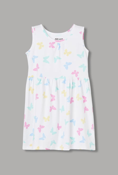 FAME FOREVER Girls Printed A-Line Dress