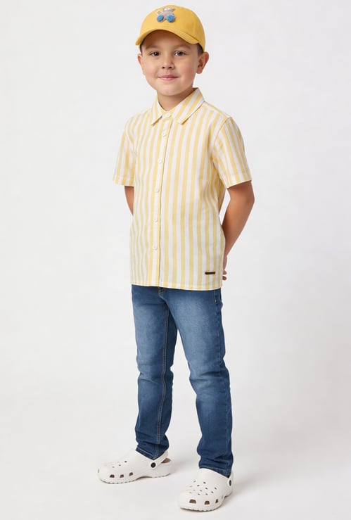 FAME FOREVER Boys Striped Shirt