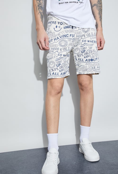 SmileyWorld Printed Shorts