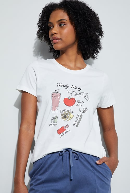 GINGER Printed Lounge T-shirt