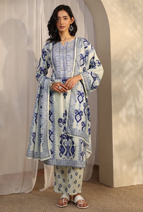 LIBAS Ethnic Motif Print Kurta Set