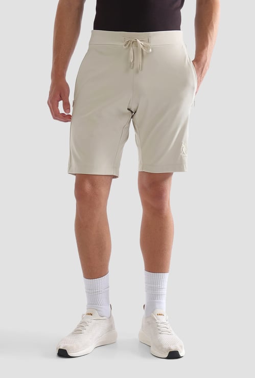 US POLO ASSN Solid Slim Fit Shorts