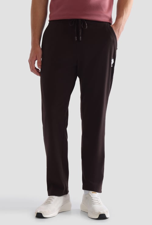 US POLO ASSN Solid Slim Fit Track Pants